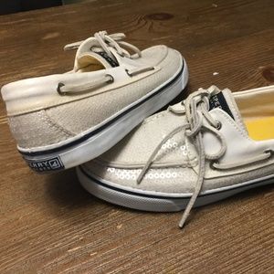 Sperry Topsider Bahama  Sequins Boat Shoes W's 8.5